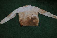 sallie house bloody sweater