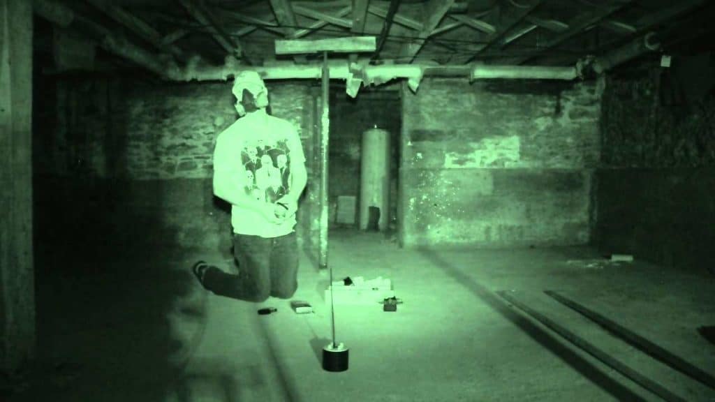 ghost pulls shirt at the haunted welles house