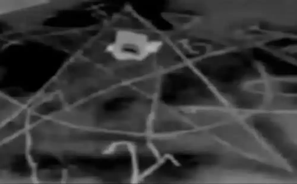 sallie house basement pentagram photo