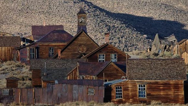Another view of the historic Bodie ghost town in California