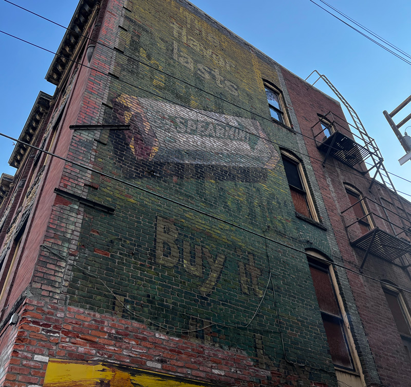 Historic downtown Butte near the Dumas Brothel and former red-light district