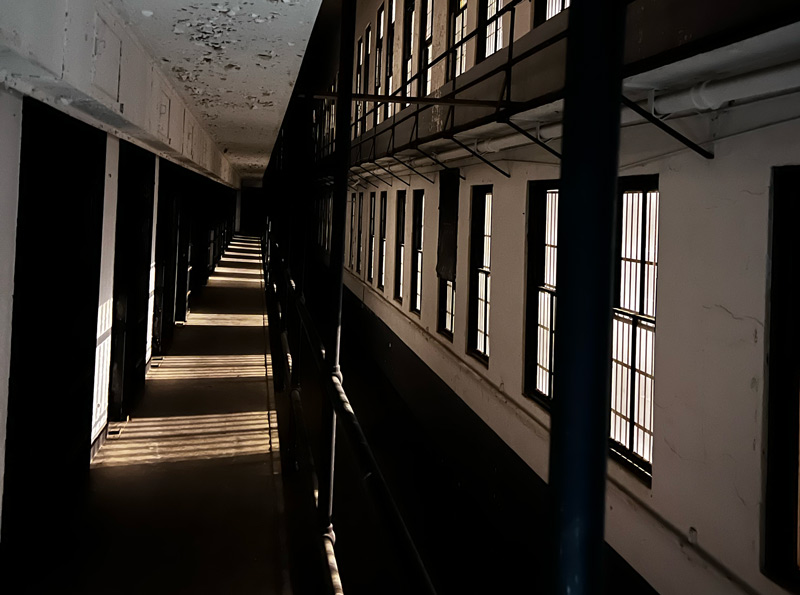 Interior of Old Montana State Prison featured in LiveSciFi's investigation