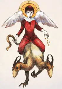 Historical demonology illustration of Valak (Volac)