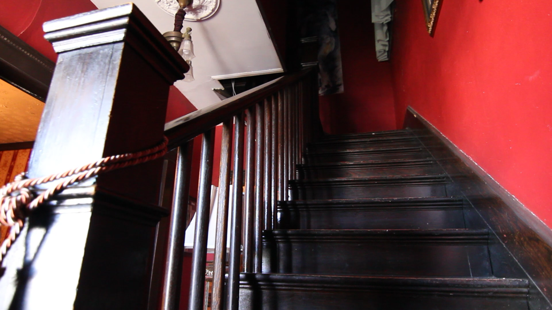 Whispers Estate Victorian staircase associated with child-footstep legends